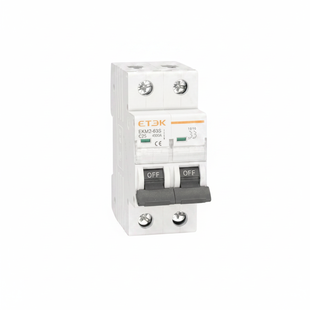 ETEK MINI AC CIRCUIT BREAKER C63 2P