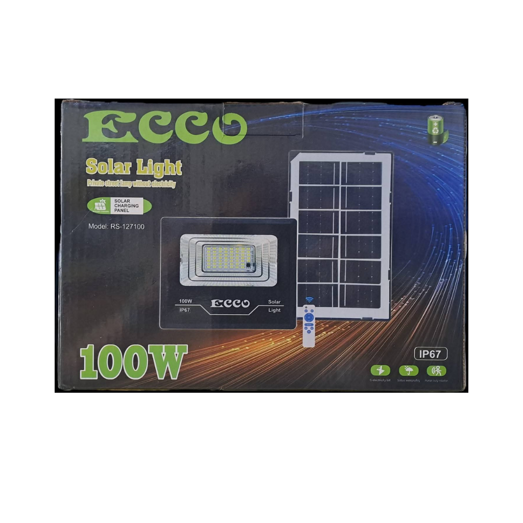ECCO 100W SOLAR LIGHT (RS-126100)