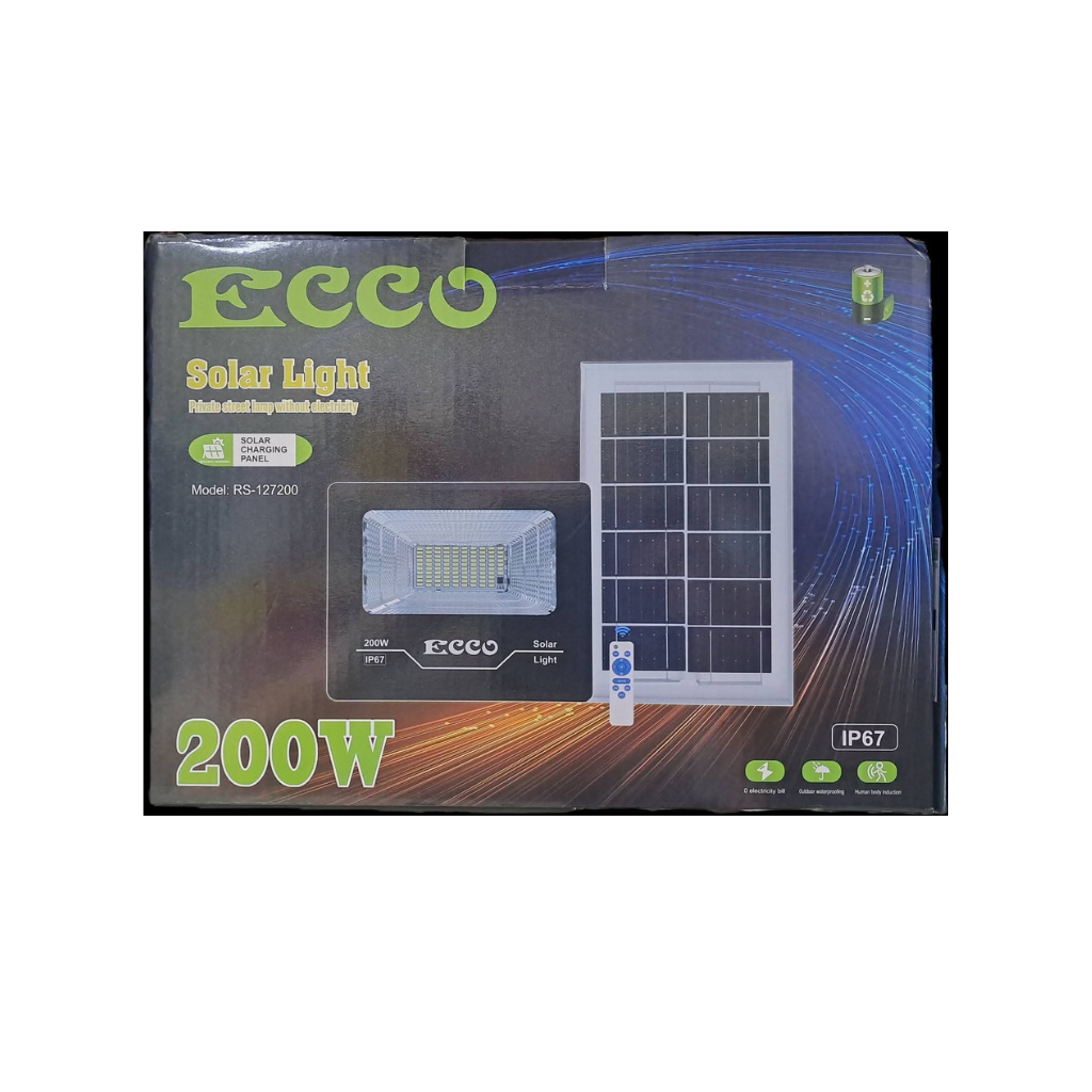 ECCO 200W SOLAR LIGHT (RS-126200)